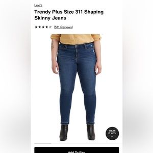 Women Levi’s size 18w